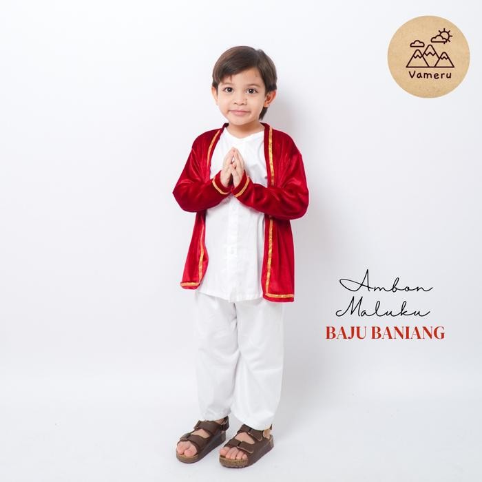 BAJU ADAT AMBON MALUKU ANAK