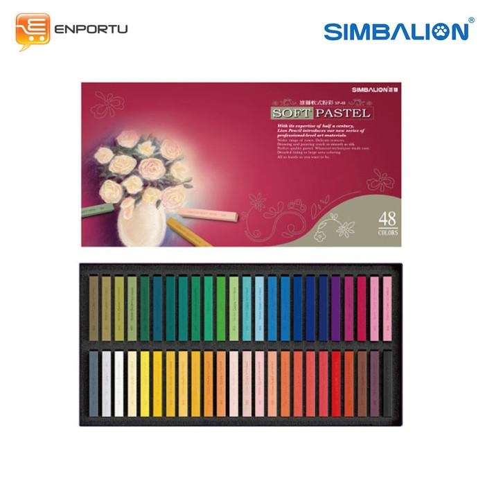 

Simbalion Soft Pastel 48 Warna SP-48/ Crayon Kapur Soft Pastel