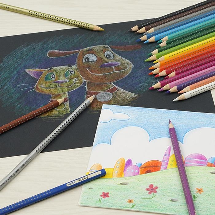 

Faber-Castell Colour Grip Watercolour Pencils 24L
