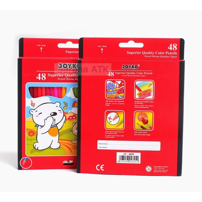 

JOYKO COLOR PENCIL CP-48PB ( 48 COLOR ) - 1 Set