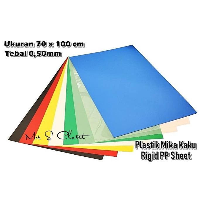 

TUMI Plastik Mika Pp Kaku Utk Cover Agenda / Buku 70Cm X 100Cm Tebal 0.5Mm