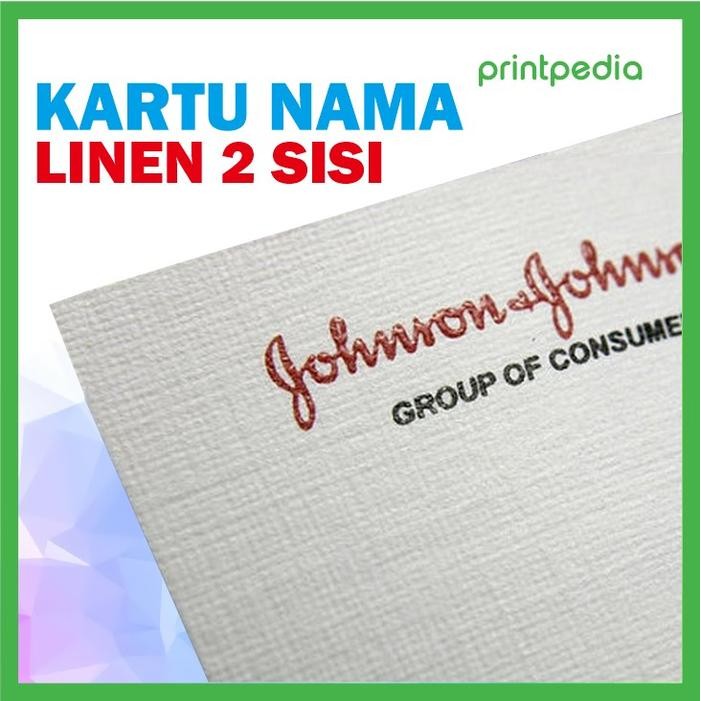

TUMI Kartu Nama Linen 2 Sisi
