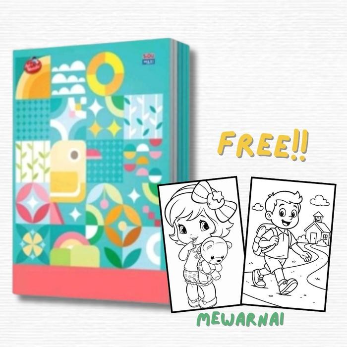 

TUMI Buku Tulis Sidu 58 Lembar Dengan Cover Karakter