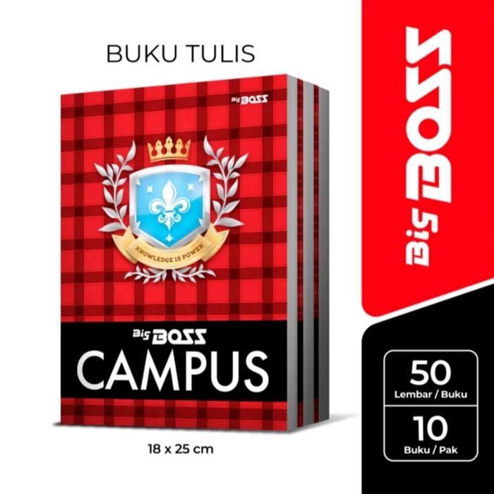 

TUMI Buku Tulis Campus Big Boss 50 Lembar (10 Buku)