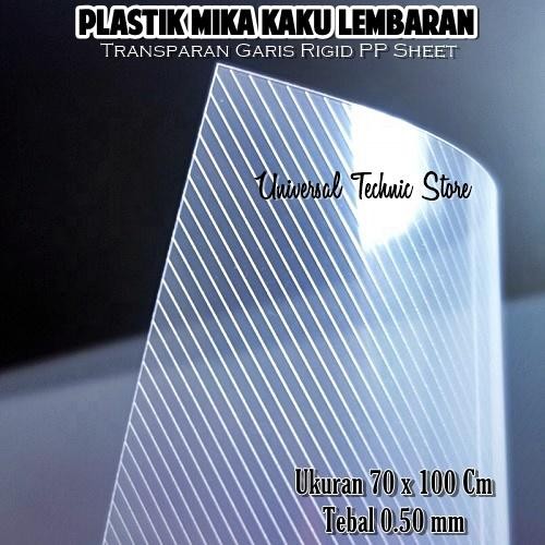 

I77W Plastik Mika Kaku Sampul Agenda Polos Garis 70Cm X 100Cm Tebal 0.50Mm