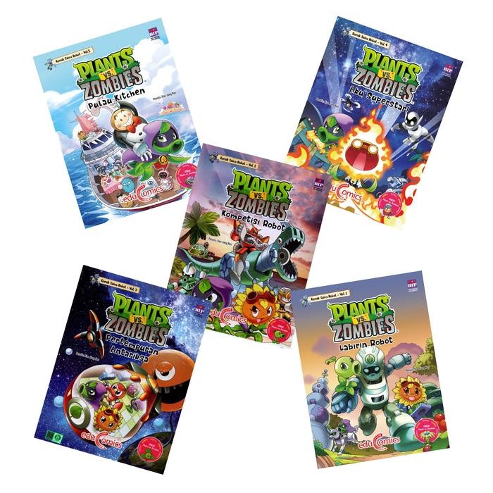 

Buku Educomics Plants Vs Zombies Komik Sains Robot Antariksa Labirin