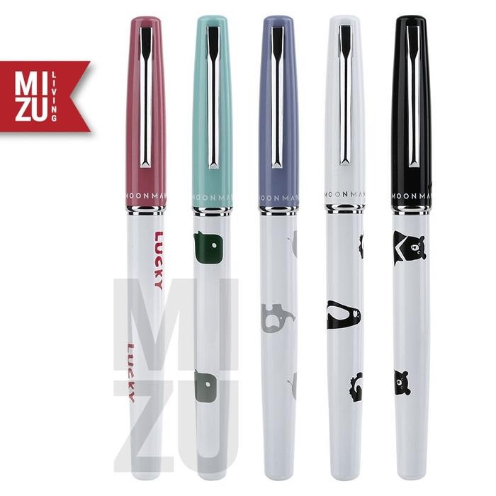 

I77W Moonman Xz Majohn Classic Fun Animal Slim Fountain Pen Hooded Nib