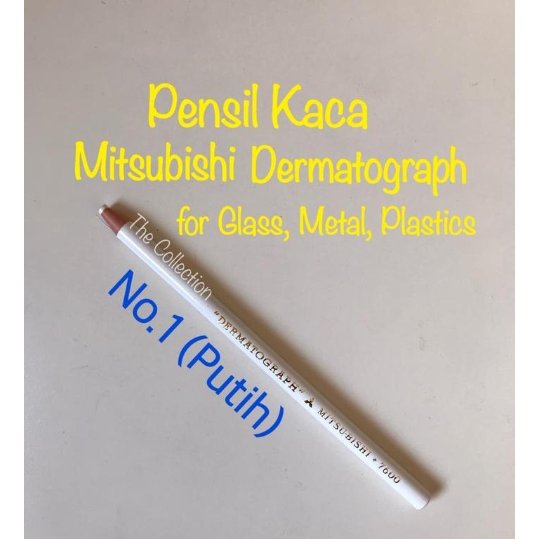 

I77W Atk0648Pk Putih No.1 Pensil Kaca Mitsubishi Dermatograph Gambar White