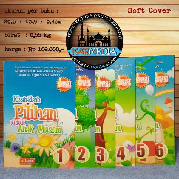 

Kisah-Kisah Pilihan Untuk Anak Muslim 1 set ( 6 Buku ) Attuqa - Karmed