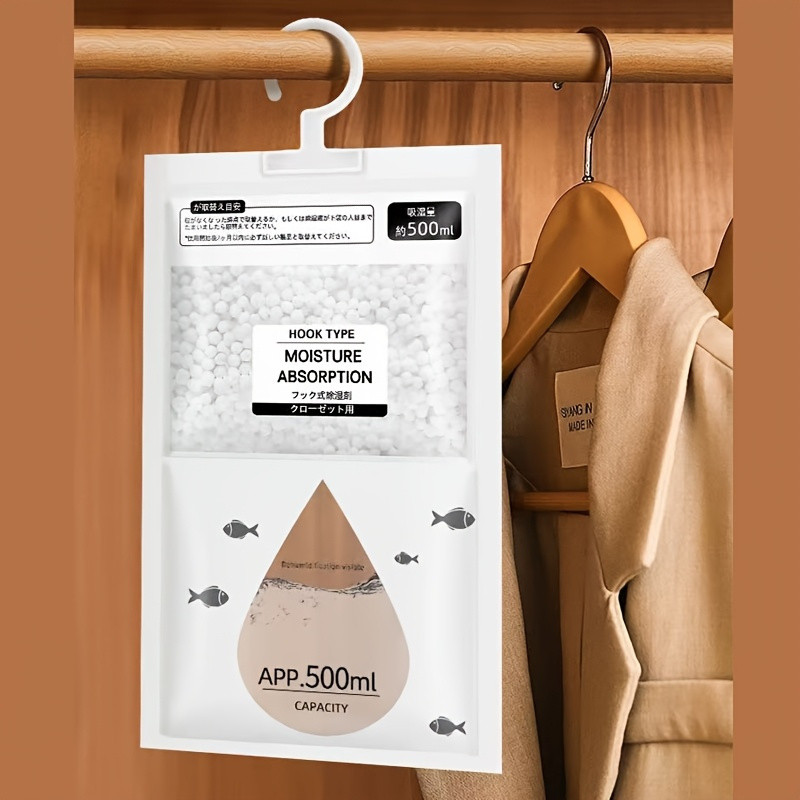 Clothes Moisture Absorber, Humidity Control Bag, Wardrobe Dehumidifier, Power-free Moisture Absorber