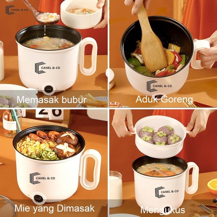 Canel & Co Goreng Panci Listrik Multifunctional Electric Frying Pan Panci Listrik Lapisan