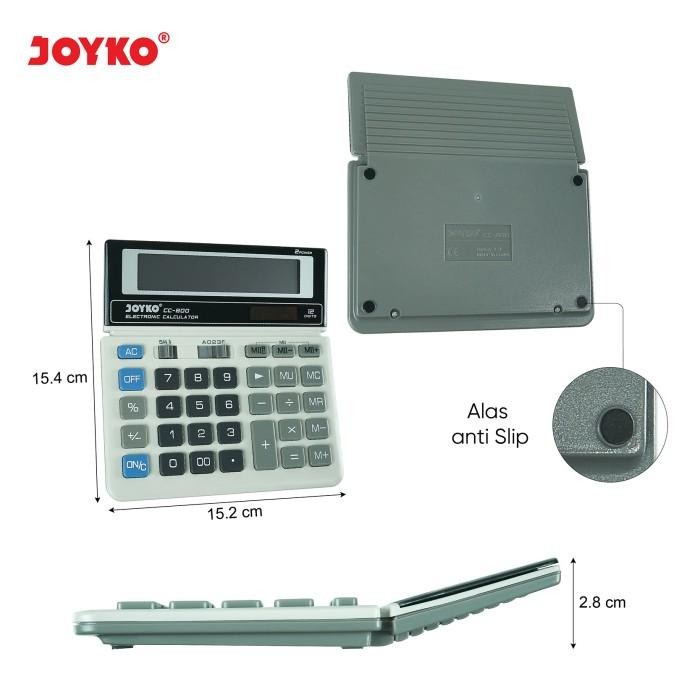 

X689 Calculator Kalkulator Joyko Cc-800 12 Digits