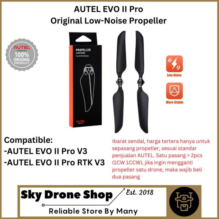 Propeller Baling-Baling AUTEL EVO 2 Pro Charger Baterai EVO II Series Autel EVO II Pro V3 EVO II Pro