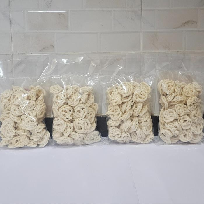 

Sale!! Kerupuk Sanggul 1 Kg Ikan Tenggiri Kemplang Keriting Ikan Tenggiri 1 Kg