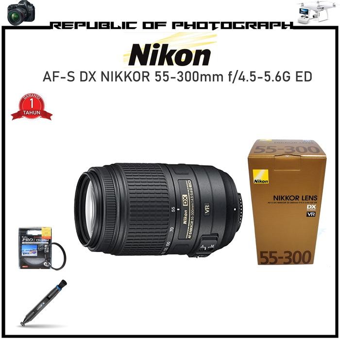 NIKON AF-S DX NIKKOR 55-300MM F/4.5-5.6G ED / LENSA NIKON 55-300MM VR