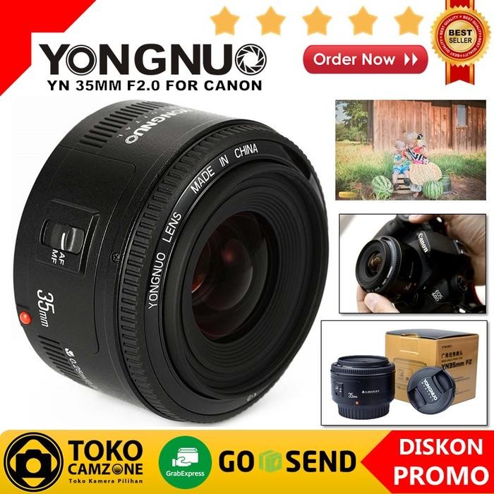 Lensa Yongnuo 35mm F/2 For Canon / Lensa Fix Yongnuo yn 35mm