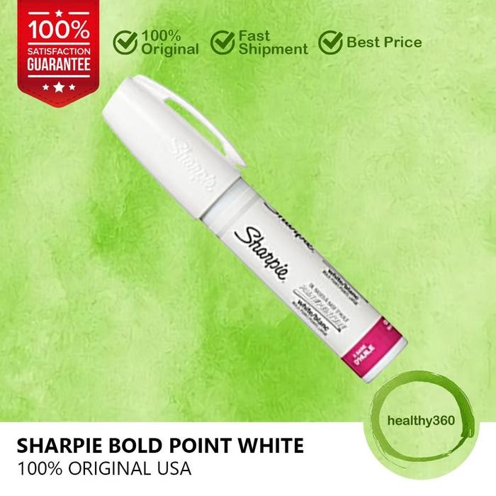 

Sharpie WHITE BOLD Spidol Marker Oil-Based Pemutih Sepatu Sneakers