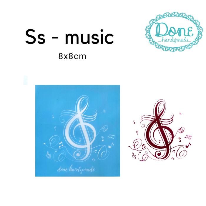 

Silk screen lembar tekstur motif clay tool stencil scrapbook ss1