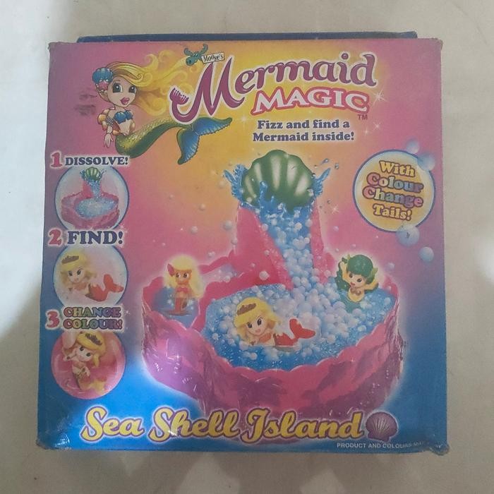 Mermaid Magic Sea Shell Island With Color Change Tails Playset