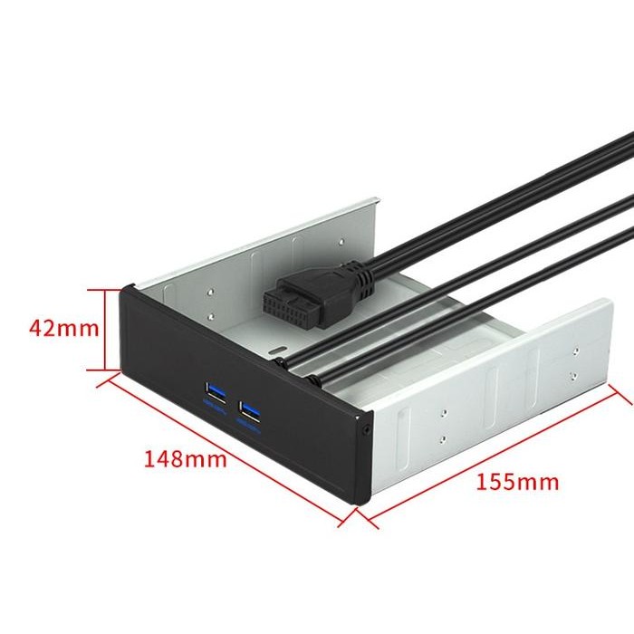 Front Panel Usb Casing Pc Front Panel Usb3.0 2 Port