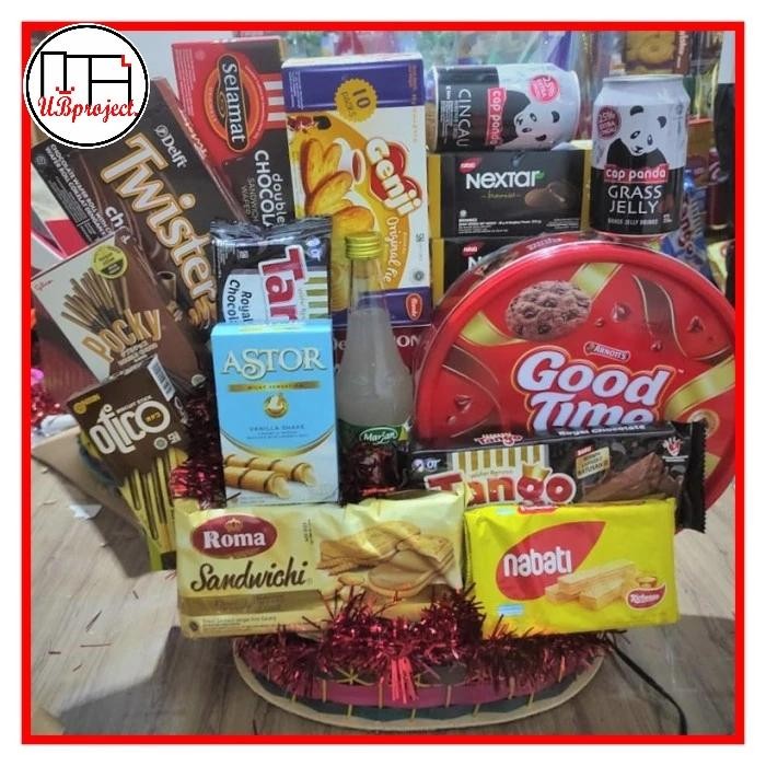 

PARCEL / PARSEL HAMPERS LEBARAN - mix kue kaleng GOOD TIME