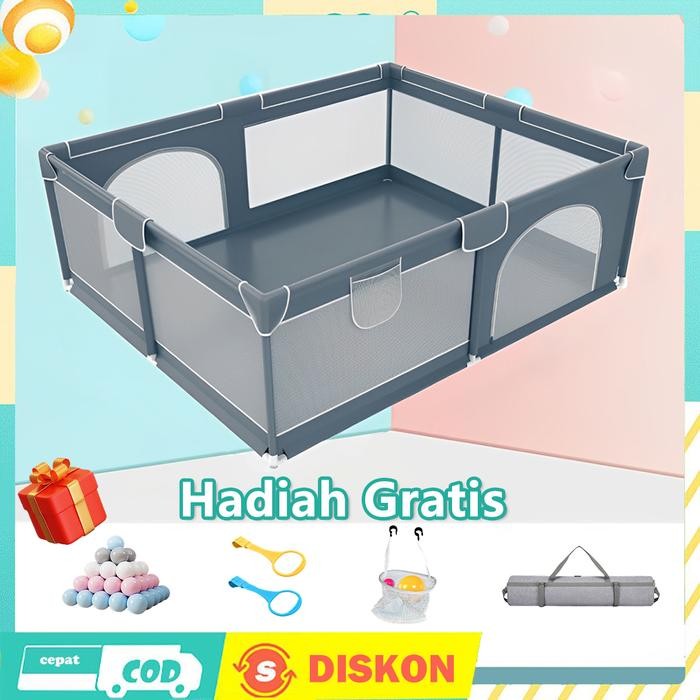 CODBaby Playfence Anak-Anak Bayi Boks Pagar Kolam Renang Taman Bermain Bermain Bola Bayi Mandi Pagar
