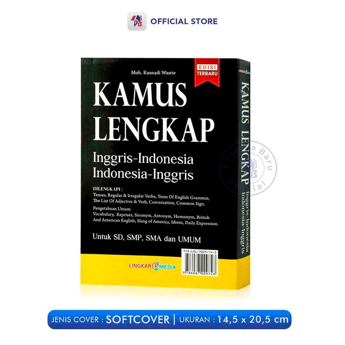 

KAMUS BAHASA INGGRIS / KAMUS LENGKAP INGGRIS - INDONESIA INDONESIA - INGGRIS SOFT COVER UNTUK SD SMP
