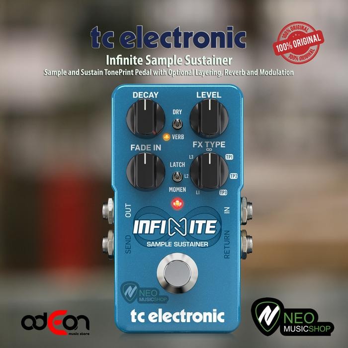 

TC ELECTRONIC INFINITE SAMPLE SUSTAINER SAMPLE AND SUSTAIN TONEPRINT PEDAL