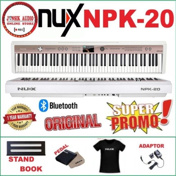 

NUX NPK-20 DIGITAL PIANO 88 KEYS HAMMER-ACTION DIGITAL PIANO NUX NPK20