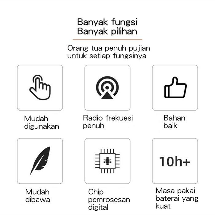 

RADIO AC/DC 4250 PORTABLE 2 BAND FM - AM KLASIK JADUL AWET ADAPTOR ANTENA VINTAGE