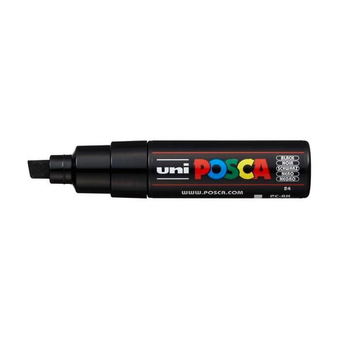 

Uni Posca Paint Marker PC-8K - Broad Chisel Point 8 mm (Basic Color)