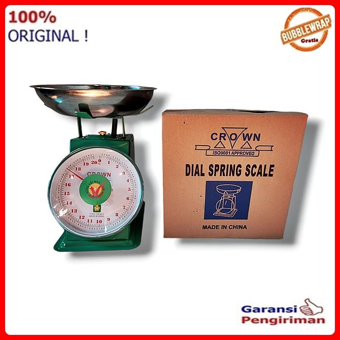 TIMBANGAN DUDUK TIMBANGAN BUAH 20 KG CROWN
