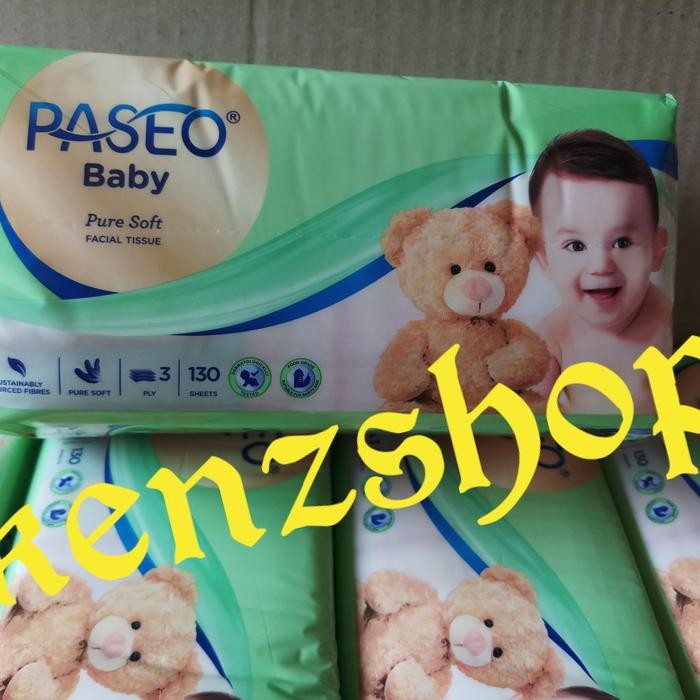TISSUE PASEO BABY 130'S 3PLY _ TISSUE KOTAK