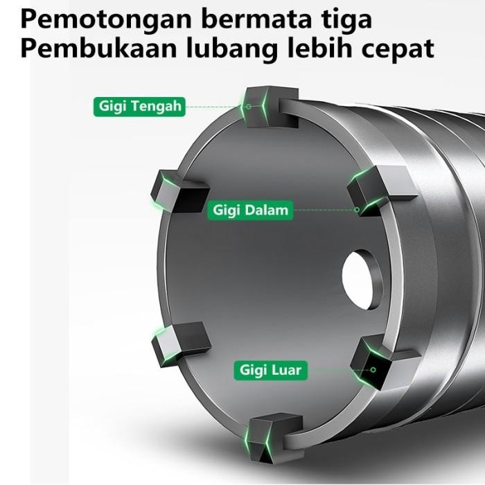TERBARU ISKU MATA BOR HOLE SAW BETON LUBANG TEMBOK BETON/HOLLOW CORE SAW BETON/PELUBANG BETON TEMBOK