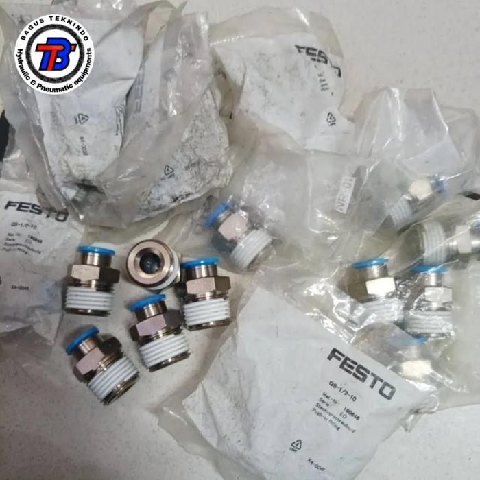 FITTING FESTO QS-1/2-10 PNEUMATIC FITTING FESTO