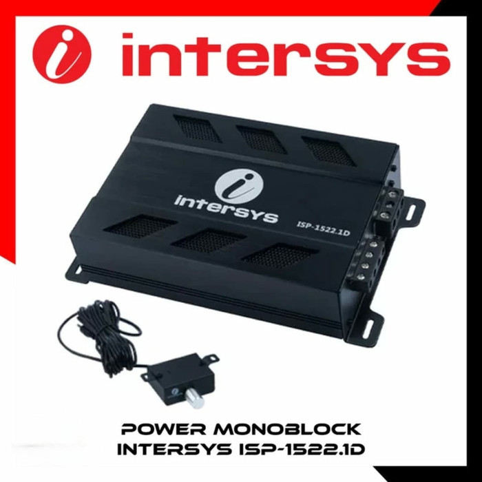 POWER MONOBLOCK INTERSYS ISP-1522.1D PROFESSIONAL CLASS D MONOBLOCK