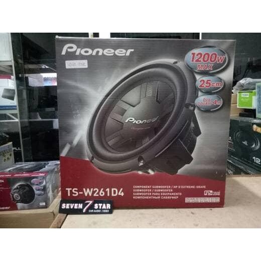 SUBWOOFER PIONEER TSW261D4 - SUB PIONEER TSW261 DOUBLE COIL 10 INCH