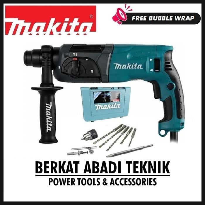 Diskon Makita Hr 2470 X5 Bor Bobok Rotary Hammer Drill Jack Demolition Mesin