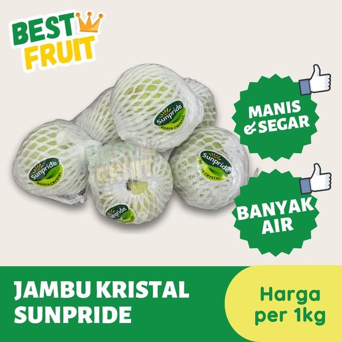 

ASLI Jambu Kristal Kualitas Premium Sunpride - 1 kg READY STOCK