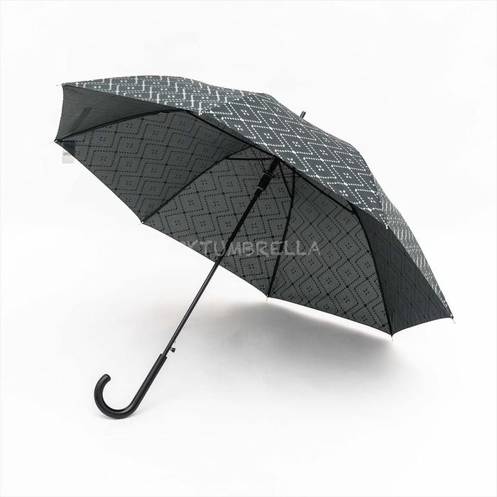 Payung Tongkat Ukuran Standar Motif Kotak Persegi, Batik GRC Kode 523, 105, 101, 102, 104