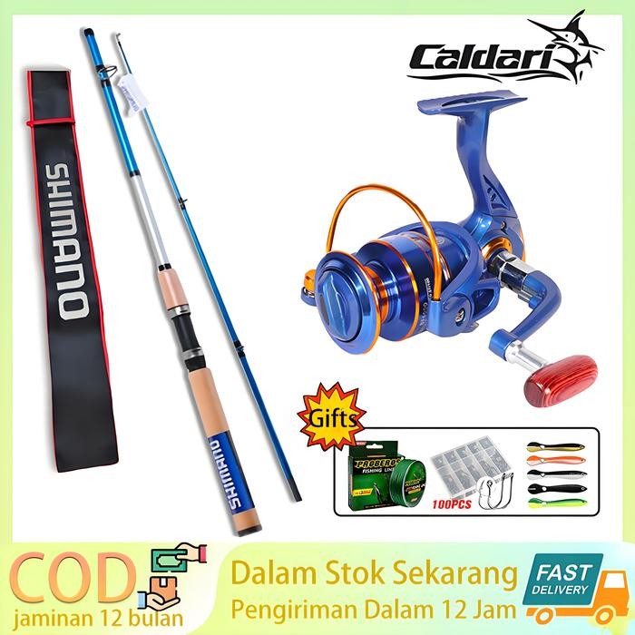 H5_T Set Pancing 1.8M-3.0M Joran Pancing 1000-7000 Reel Pancing Senar Pancing Umpan Combo