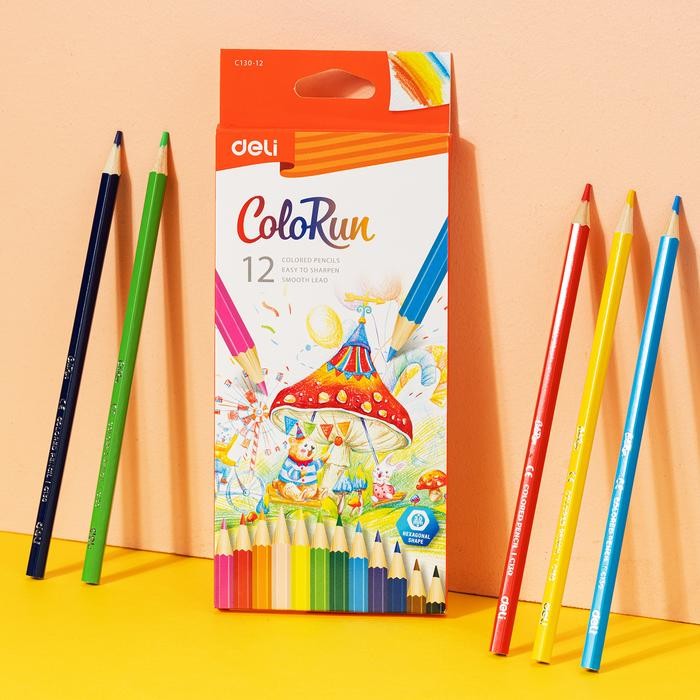 

SARI Deli Pensil Warna / Colored Pensil 12 Warna Ec130-12