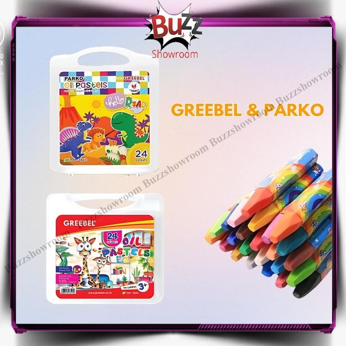 

SARI Kids Oil Pastel Crayon Greebel 24 Warna Krayon Mini Anak 24W