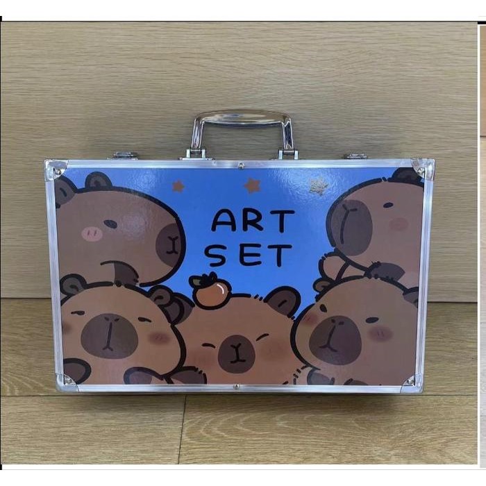 

SARI Set Alat Lukis Anak Koper Crayon Art 145 Pcs - Brush, Pen Crayon Art Set Koper Set