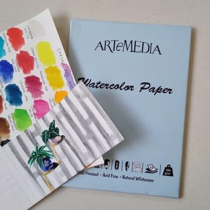 

SARI Artemedia A5 Watercolor Water Color Paper Kertas Gambar Khusus Cat Air