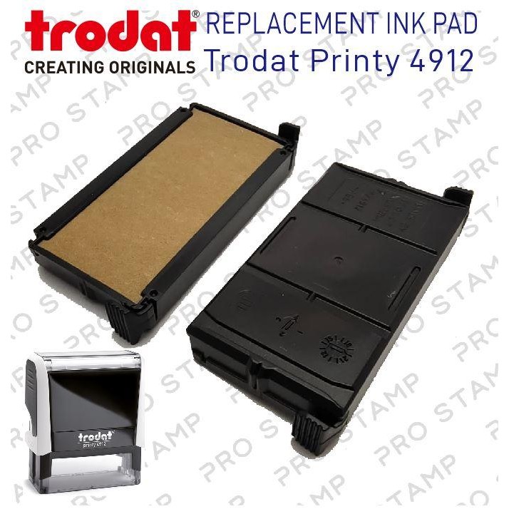 

5WUM Replacement Ink Pad / Snow Pad Trodat 4912 Tanpa Warna