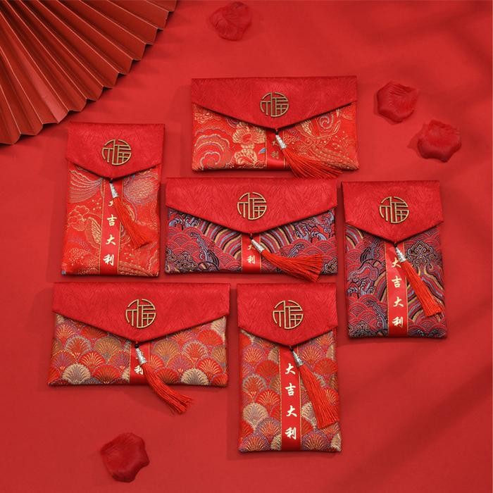 

SARI Dompet Kain Jumbo Angpao Jumbo Koin Giok Murah Amplop Kado Uang Imlek