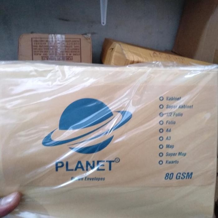 

5WUM Amplop Coklat Ukuran 1/2 Folio Isi 100 Lembar