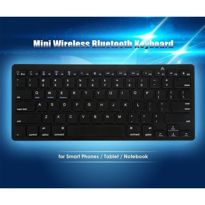 ANDROID, WINDOWS, MAC, TABLET BLUETOOTH KEYBOARD WIRELESS UNIVERSAL