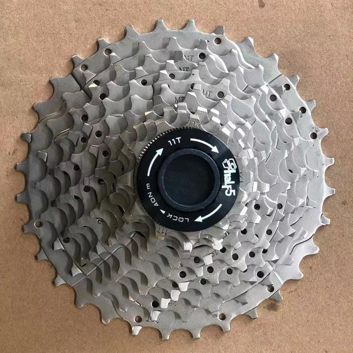 Cassette Sprocket 11 Speed 11-32T/11-34T GT Half5 11 32T Dan 11 34T Silver Dan Hitam